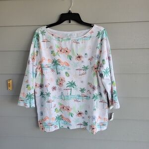 Talbots Tee 2X NWT